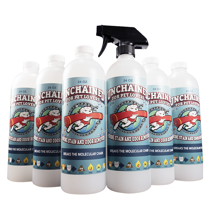 UNCHAINED Urine Stain Odor Eliminator for Pet Owners Unchained Pet